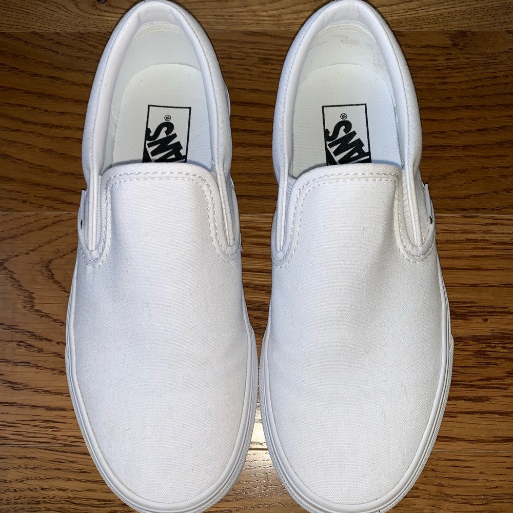 Classic slip on white Vans